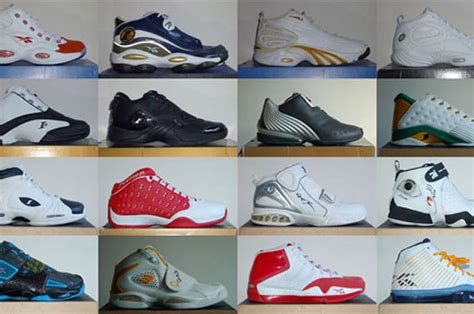 list of allen iverson shoes